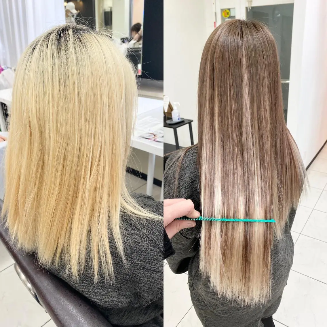 ロング エクステ 外れにくいエク💚 EST梅田TAKIのヘアスタイル