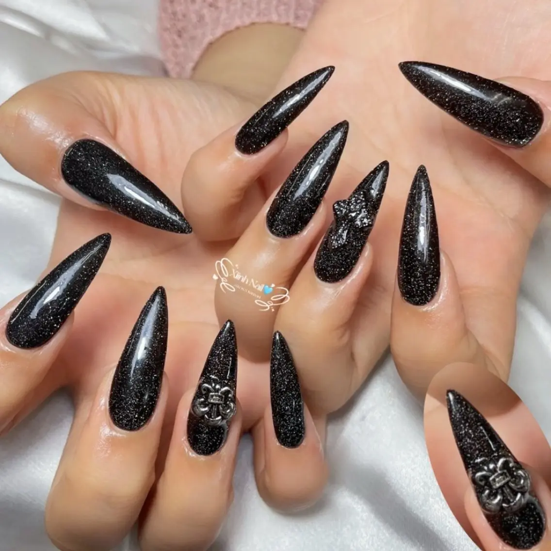 ネイル チークネイル 桜ネイル 長さ出し フットネイル ジェルネイル ハンドネイル XIINH NAIL SALONのネイルデザイン