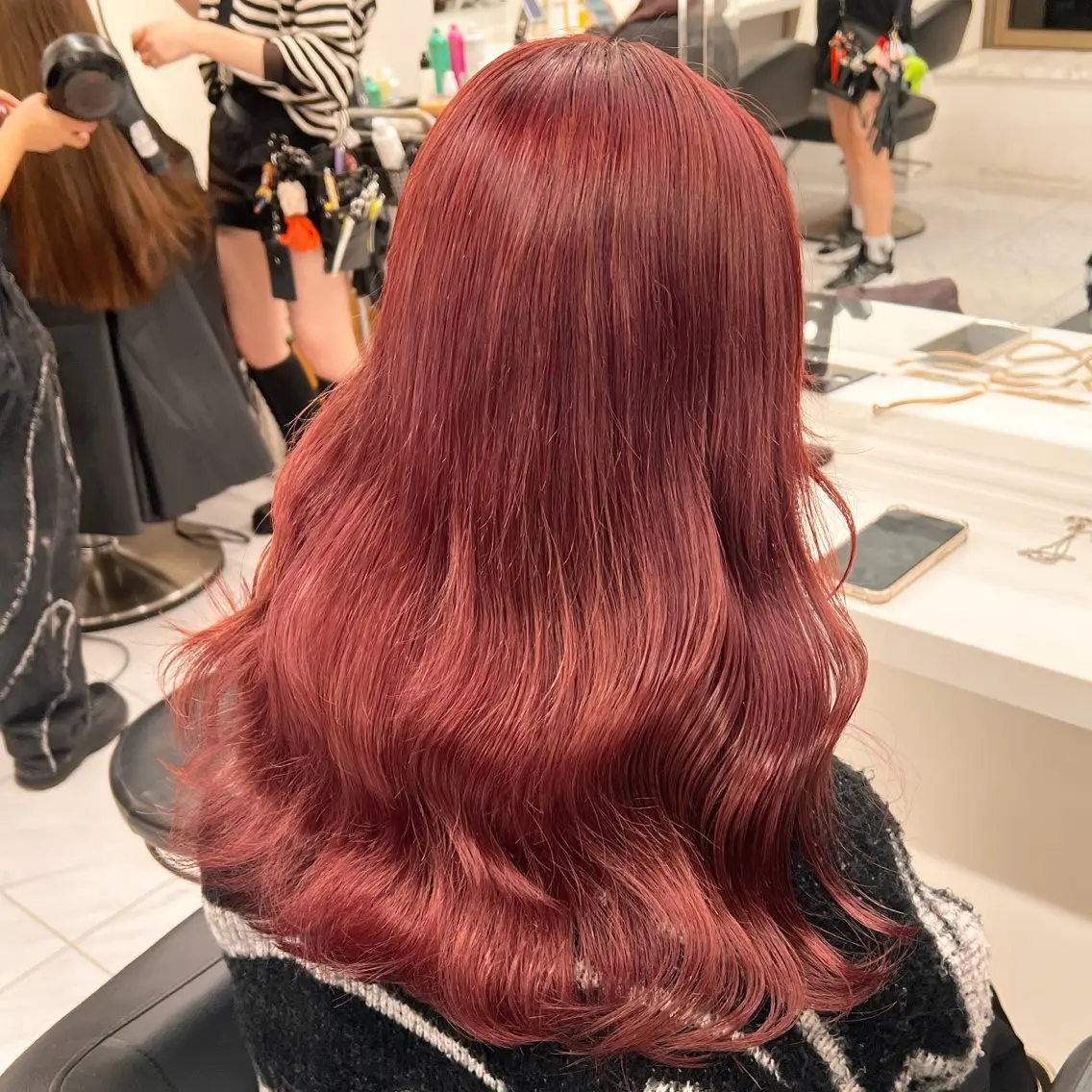 セミロング カラー 💖札幌カラー 指名No.1💖玲奈のヘアスタイル