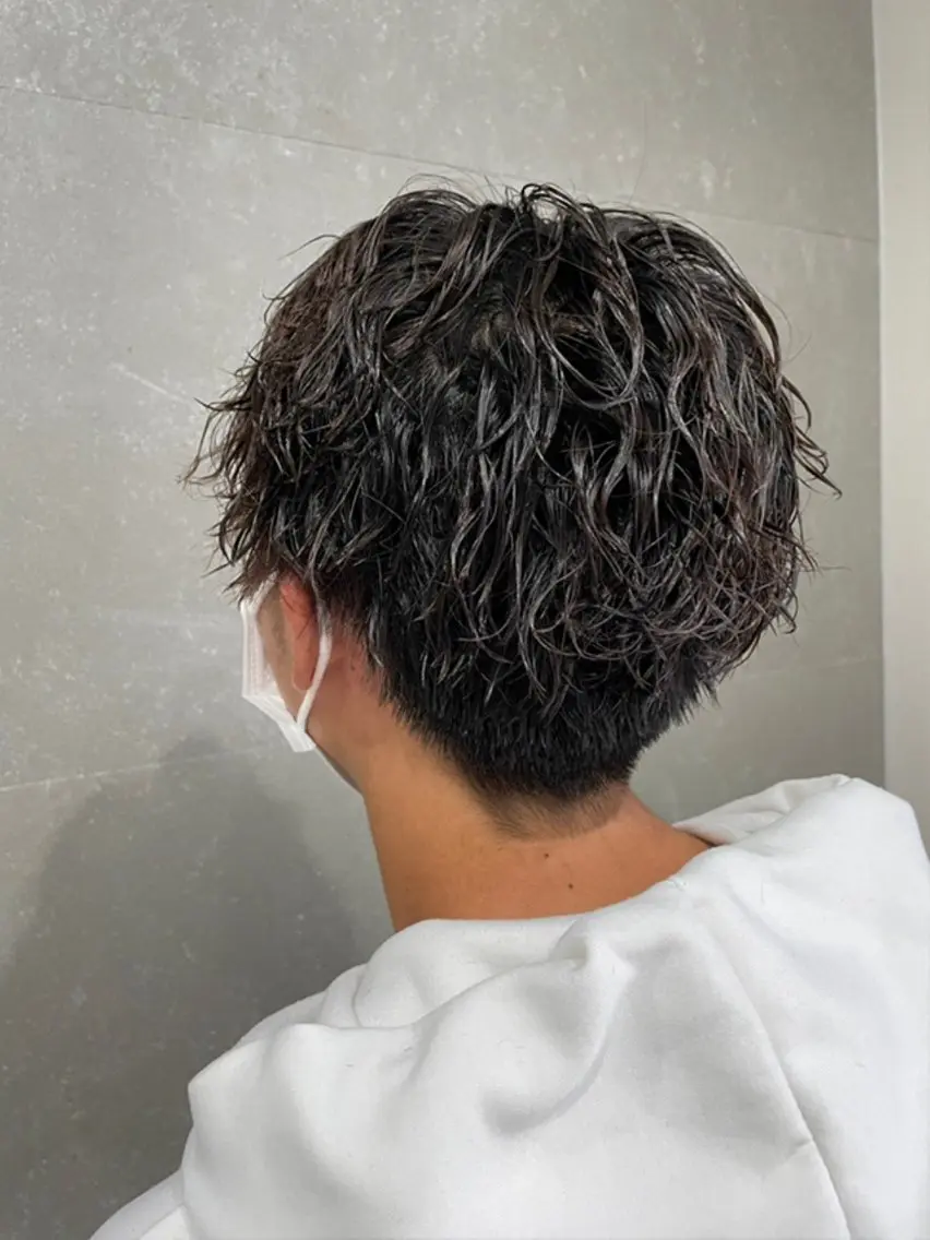 ショート パーマ メンズ Carrefour OHANAのヘアスタイル