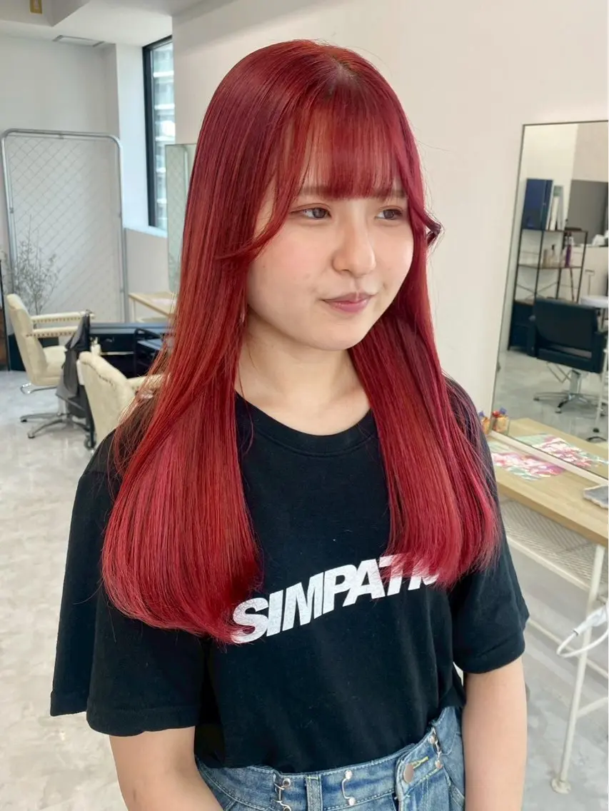 ロング カラー 🎀推しカラー🎀 Harunaのヘアスタイル