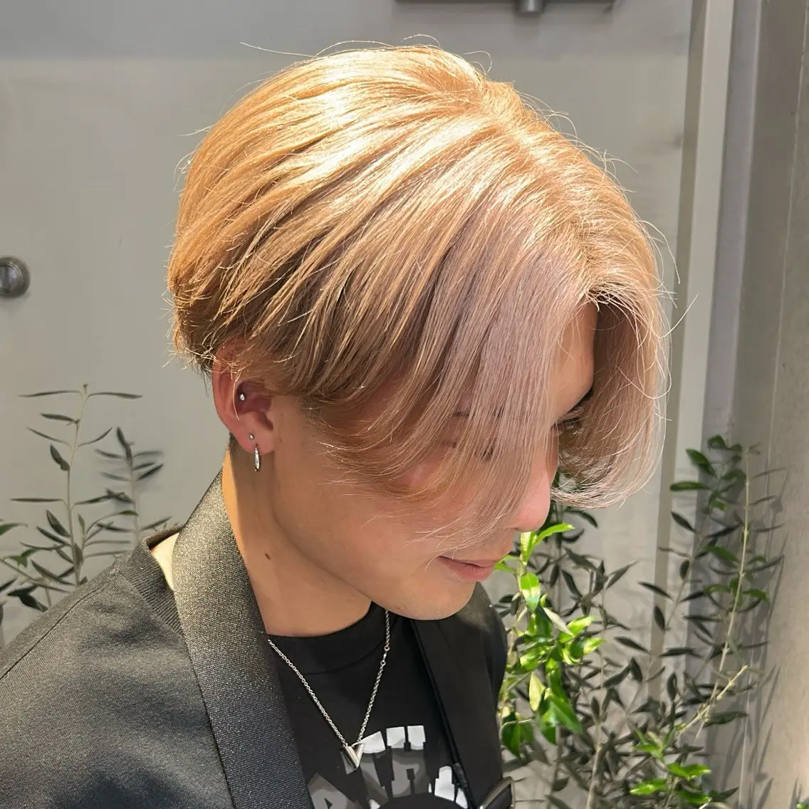 カラー メンズ 🫧💞ハイトーン 瀧田 菜々花🦄🫧のヘアスタイル