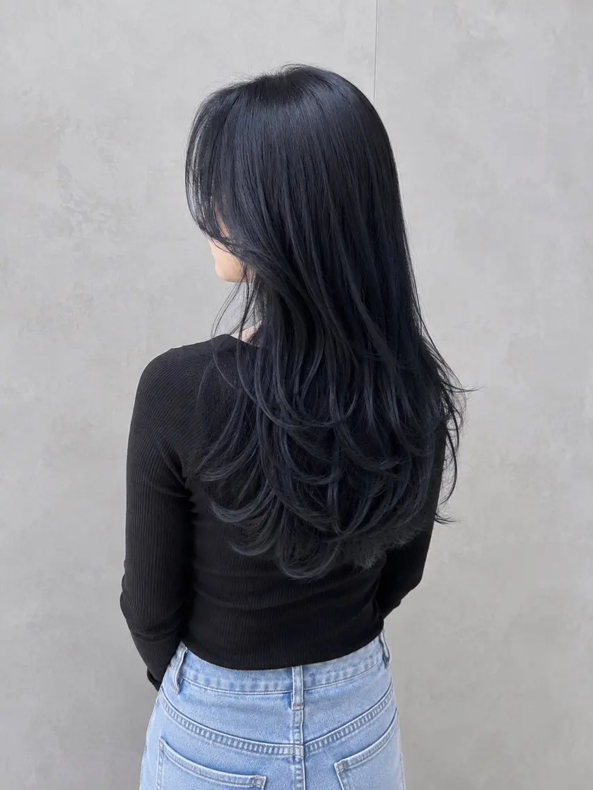 ロング カラー カット ヘアカラー トリートメント 【𝐀𝐬𝐡大森】 石崎竜祐のヘアスタイル