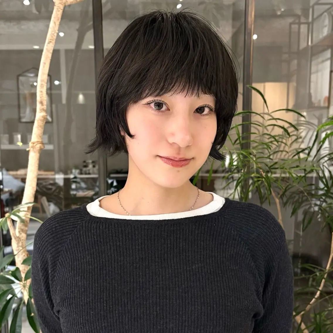 ショート カット ヘアカラー 透明感/レイヤー /ボブ/本田 聖のヘアスタイル