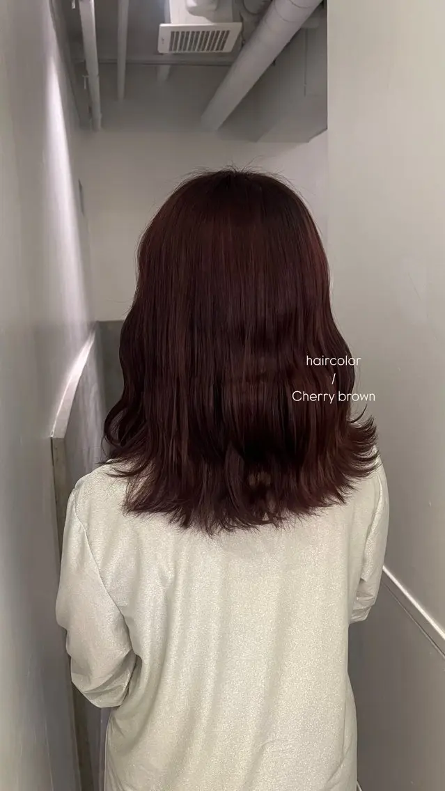 ミディアム ヘアカラー 鈴木 三保のヘアスタイル