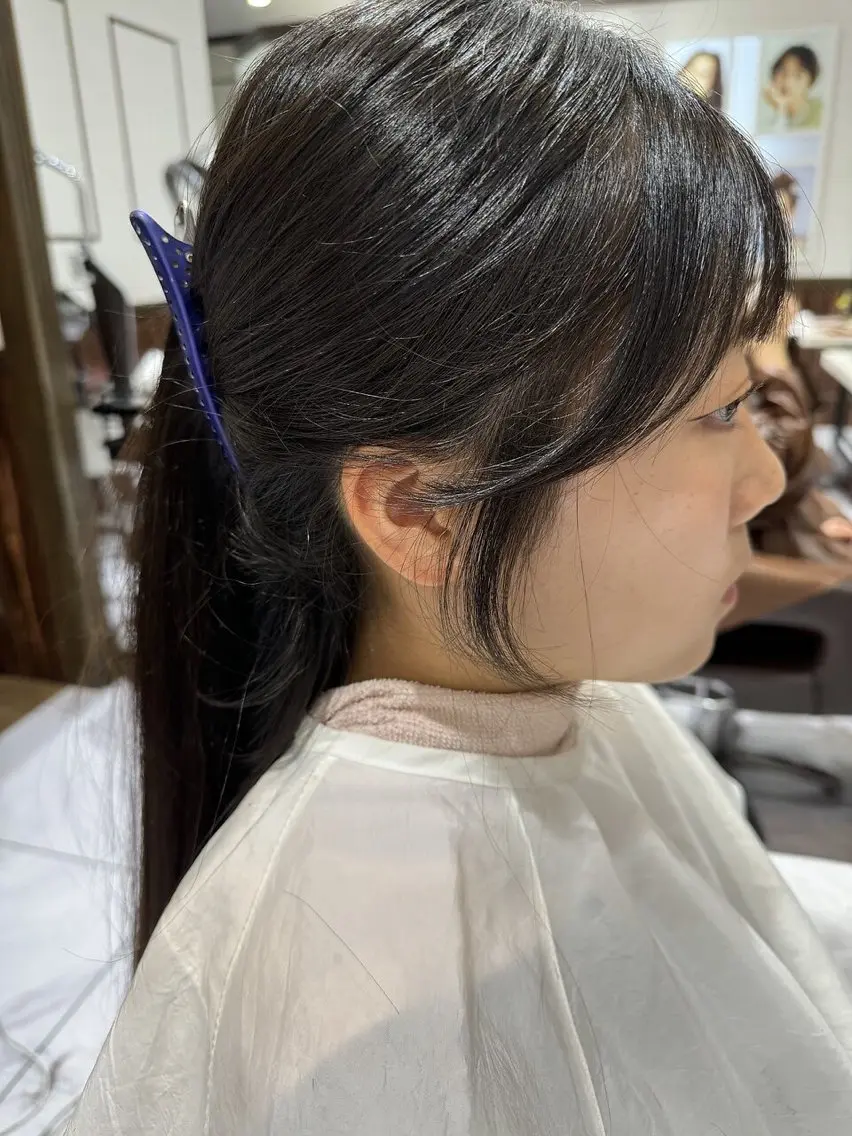 ロング カット ツヤ髪🫧似合わせ ✨あんどうゆうかのヘアスタイル