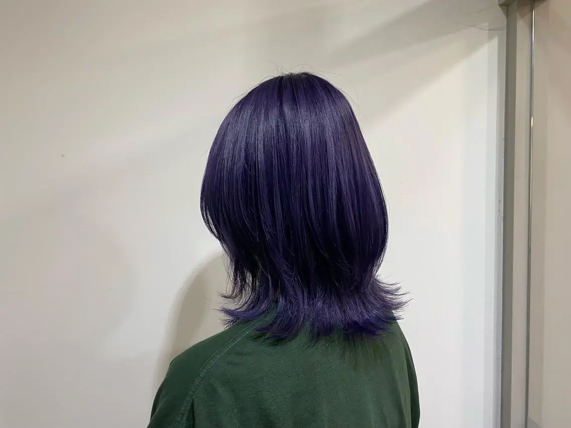 ミディアム カラー ブリーチ たなか もえなのヘアスタイル