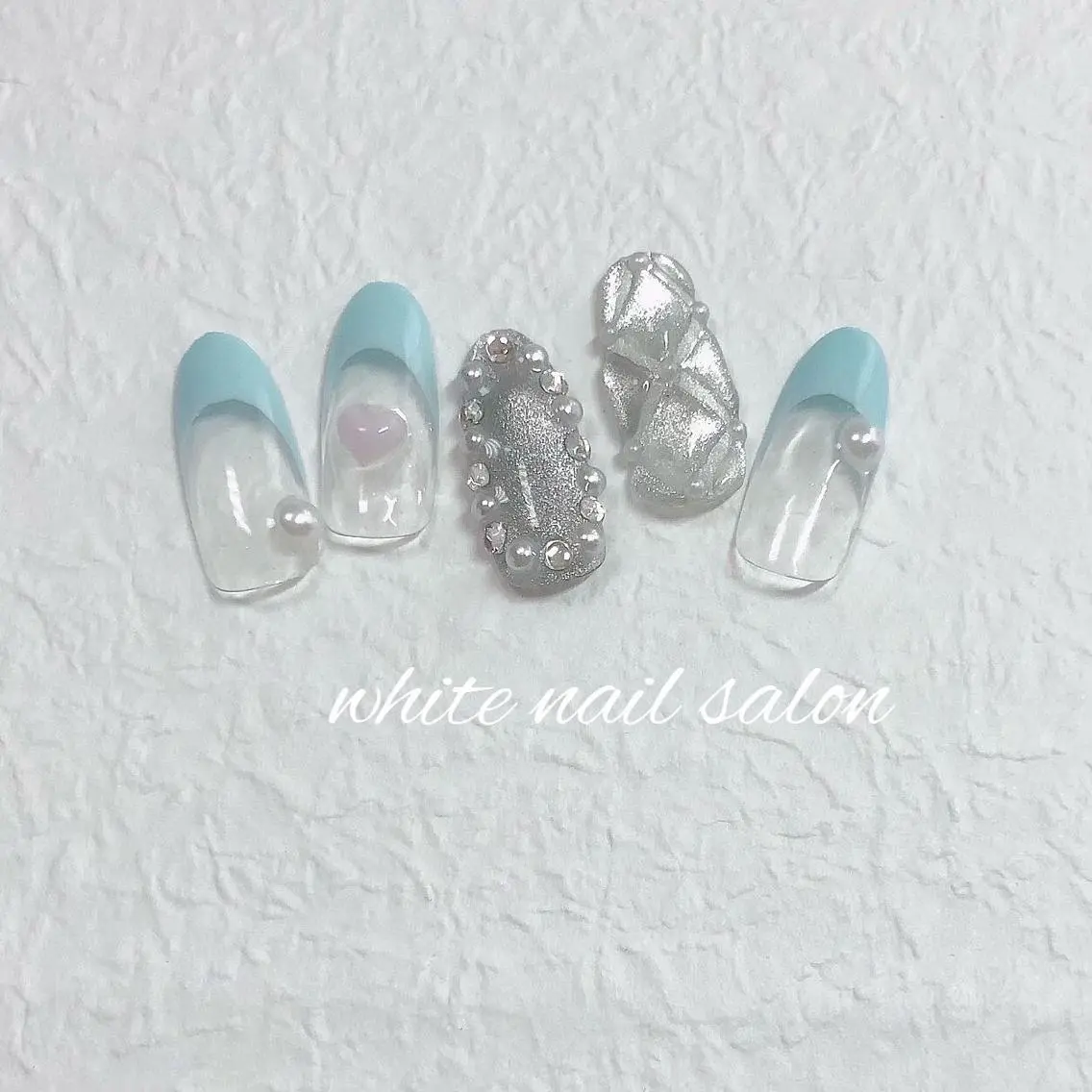 ネイル ジェルネイル ハードジェル 持ち込み ソフトジェル ハンドネイル white nail salonのネイルデザイン