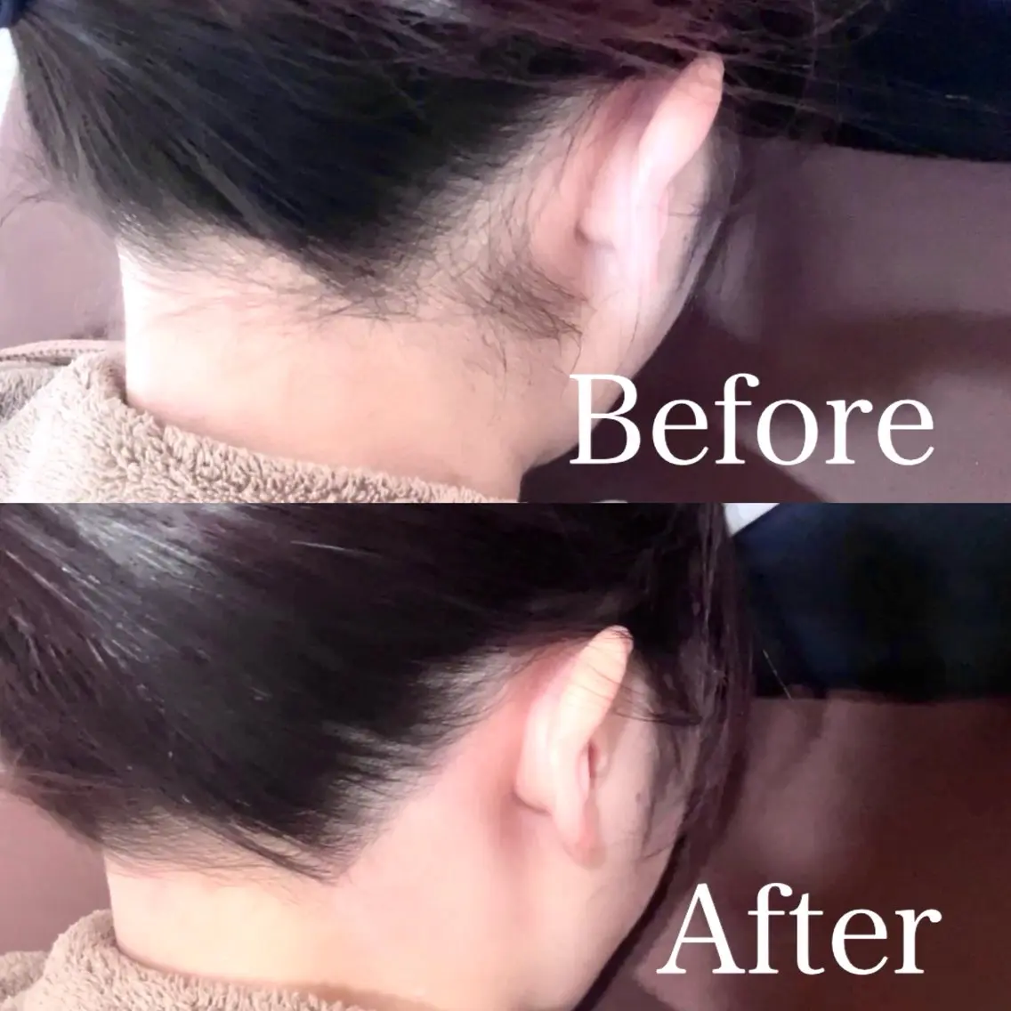 アップヘアーするなら🎀【うなじワックス】の写真