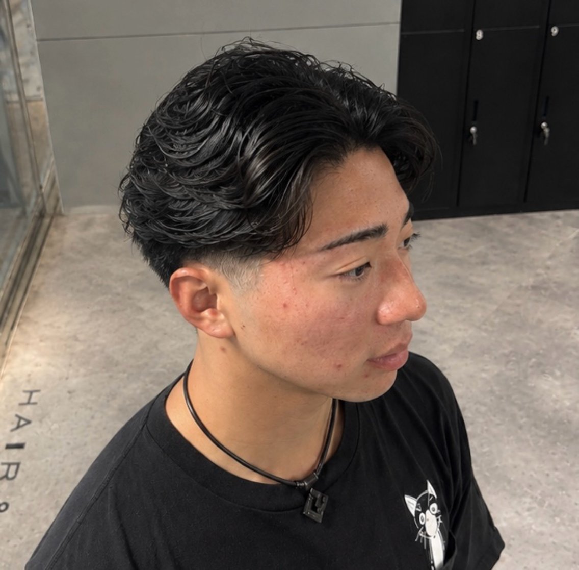 パーマ メンズ カット パーマ 🦅メンズパーマ /カット💫 遥花のヘアスタイル