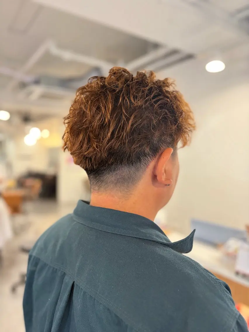 ショート パーマ メンズ カット パーマ SHIAN 橋本 Daikiのヘアスタイル