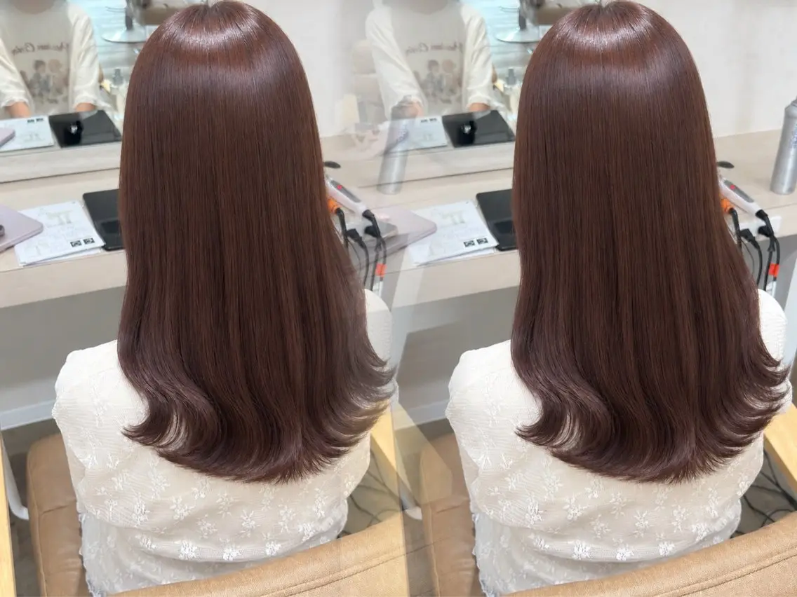 カラー ピンク/艶感カラー / AIRI🎀🎀のヘアスタイル