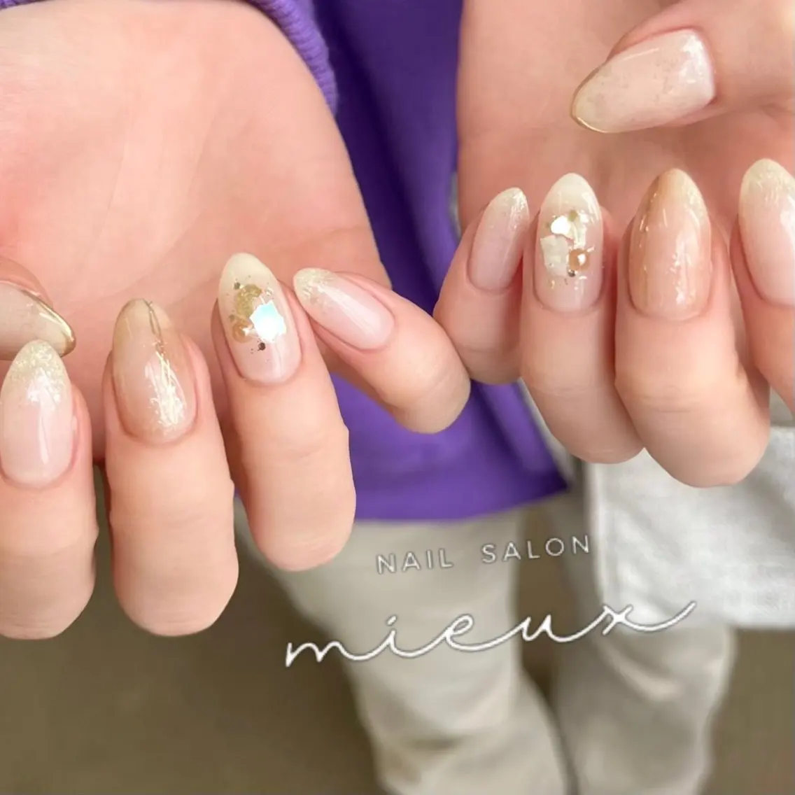 ネイル ハンドネイル nailsalon mieuxのネイルデザイン