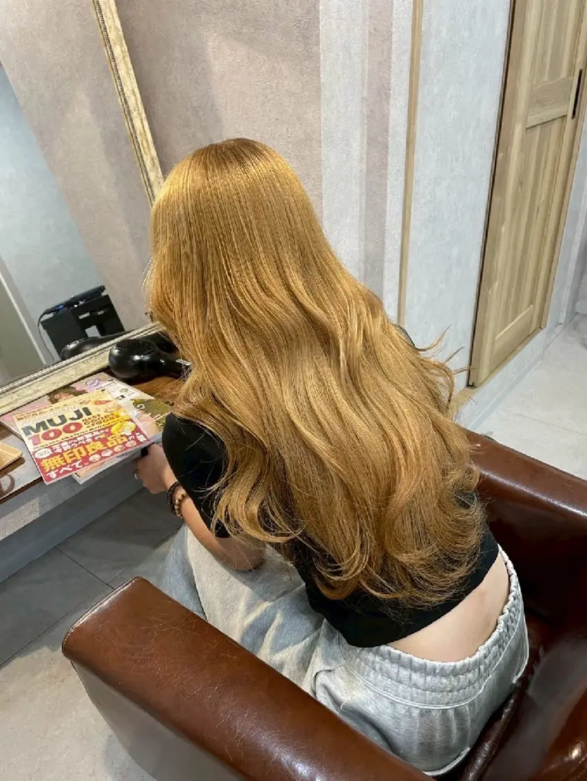 ロング カット ヘアカラー トリートメント 🍀【脱芋】 tomoha🍀のヘアスタイル
