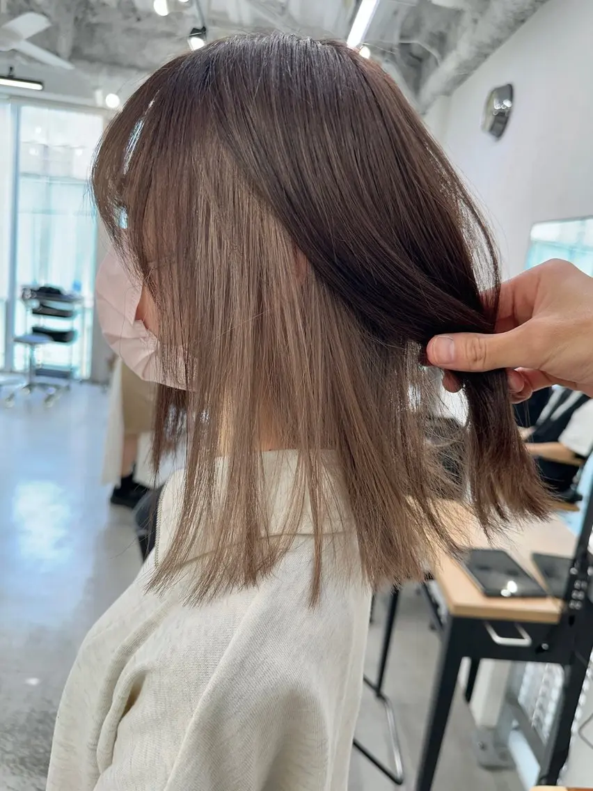 カラー カット ヘアカラー トリートメント ブリーチダブルカラー 【koide】のヘアスタイル