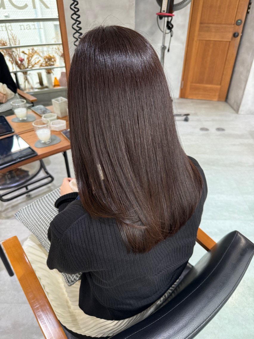 セミロング 髪質改善 カット トリートメント ウルフ レイヤー パーマ🪐MANAのヘアスタイル