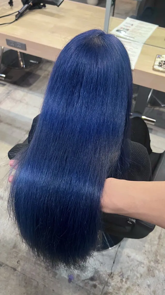 ロング ヘアカラー 野村 星斗のヘアスタイル