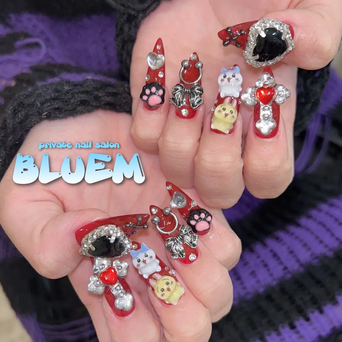 ネイル ハンドネイル BLUEM なな🐶のネイルデザイン