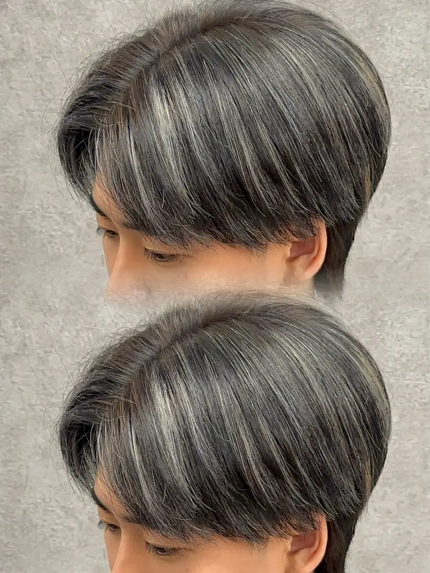 カラー パーマ メンズ メンズハイライト ハイライトカラー カット ヘアカラー 札幌メンズ指名 No. 1/光👑のヘアスタイル