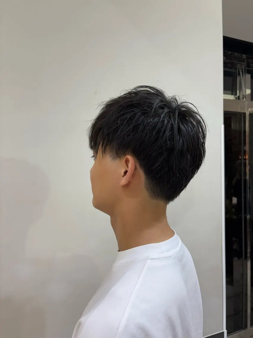 メンズ 刈り上げ 國吉 柚杏のヘアスタイル