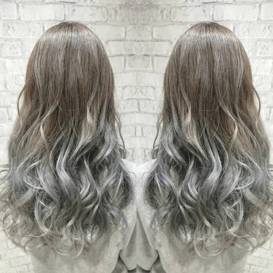 ロング カラー ヘアアレンジ EARTH 越谷店のヘアスタイル