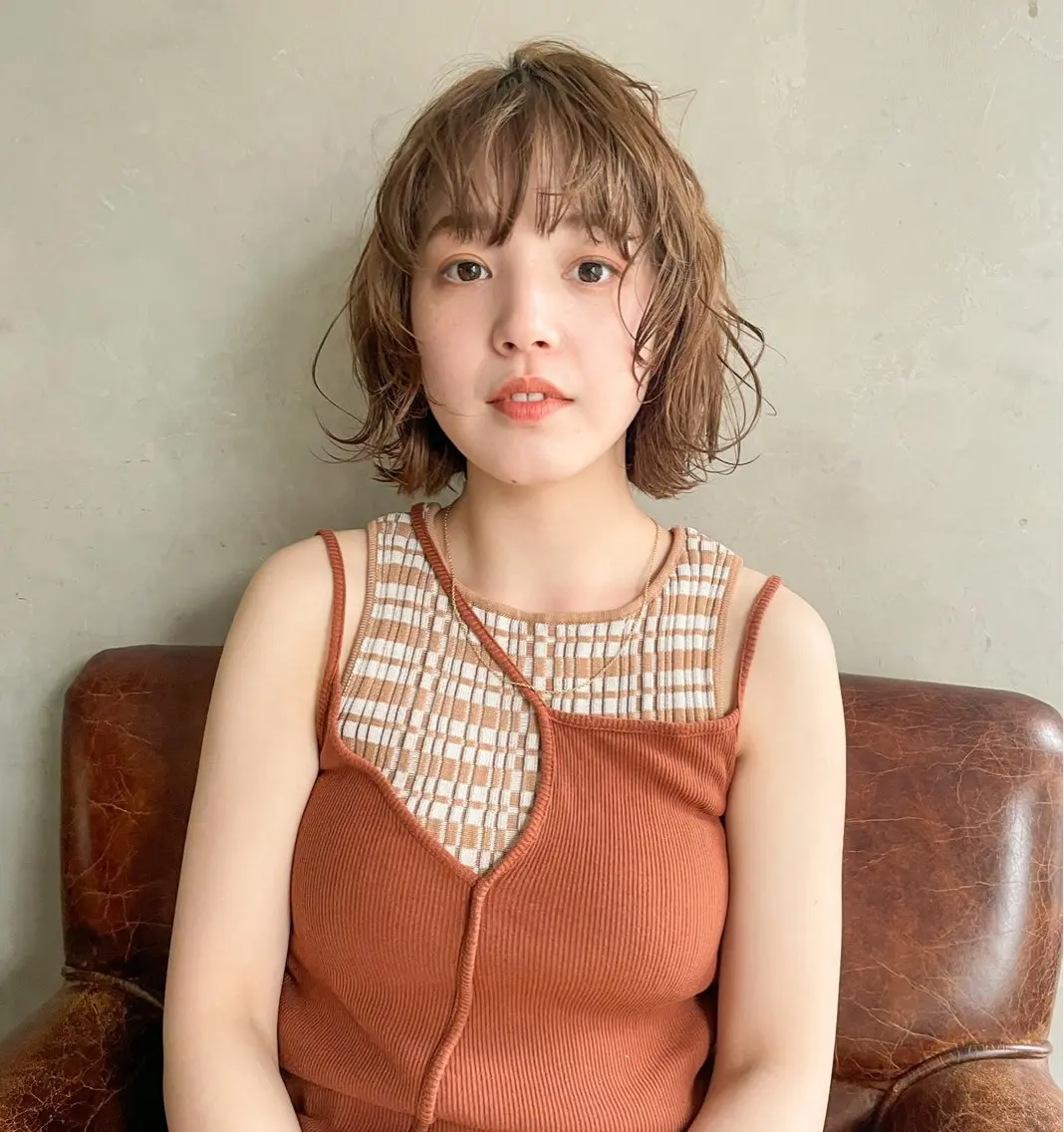 ショート カット ヘアカラー yukii しまむら のぞみのヘアスタイル