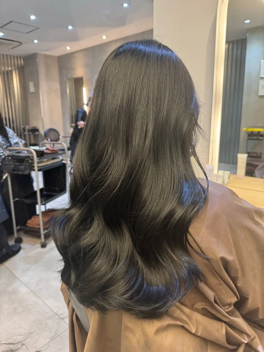 セミロング カット ヘアカラー トリートメント ♡可愛い艶髪特化♡ 艶髪先生のヘアスタイル
