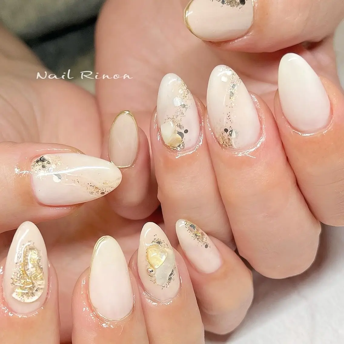 ネイル ニュアンスネイル ハンドネイル Nail Rinonのネイルデザイン