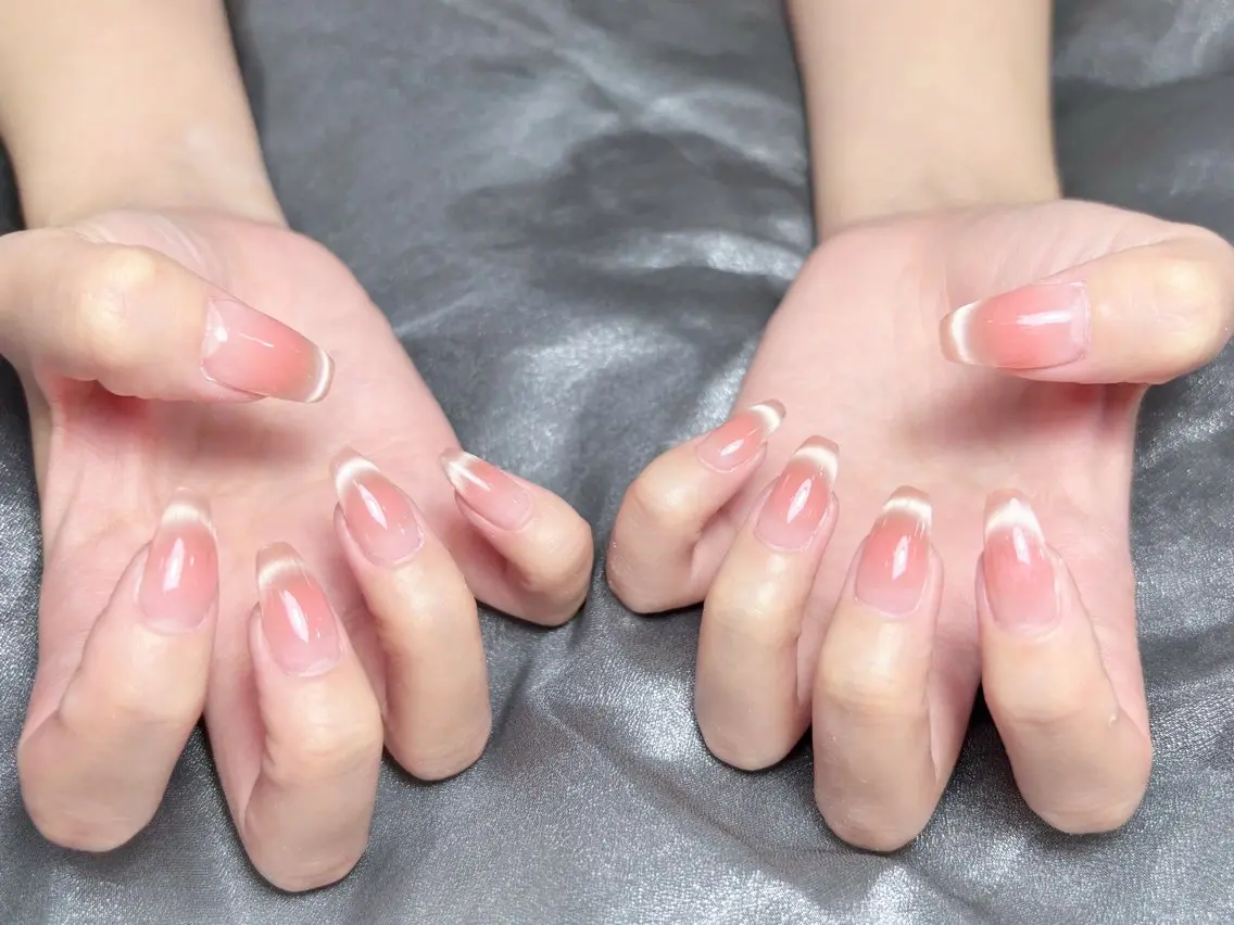 ネイル ハンドネイル H3 Nail Tsuki🦋💙のネイルデザイン