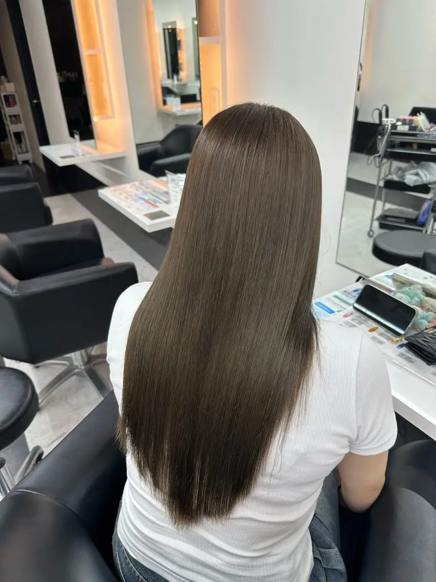🤍うるツヤ最上級🫧透明感color×5stepトリートメント✨の写真