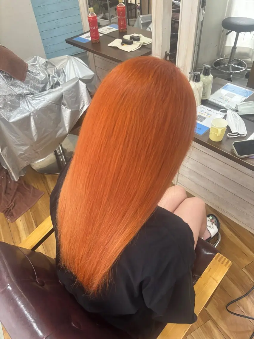 ロング カラー ヘアカラー 中島 優太のヘアスタイル