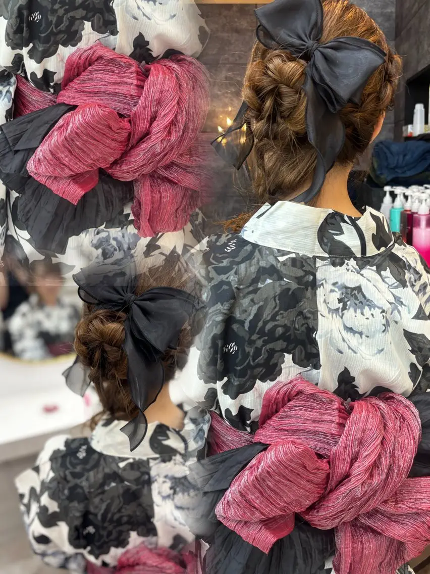 ヘアアレンジ 🫧yumena🫧 艶カラー特化🖤大宮のヘアスタイル
