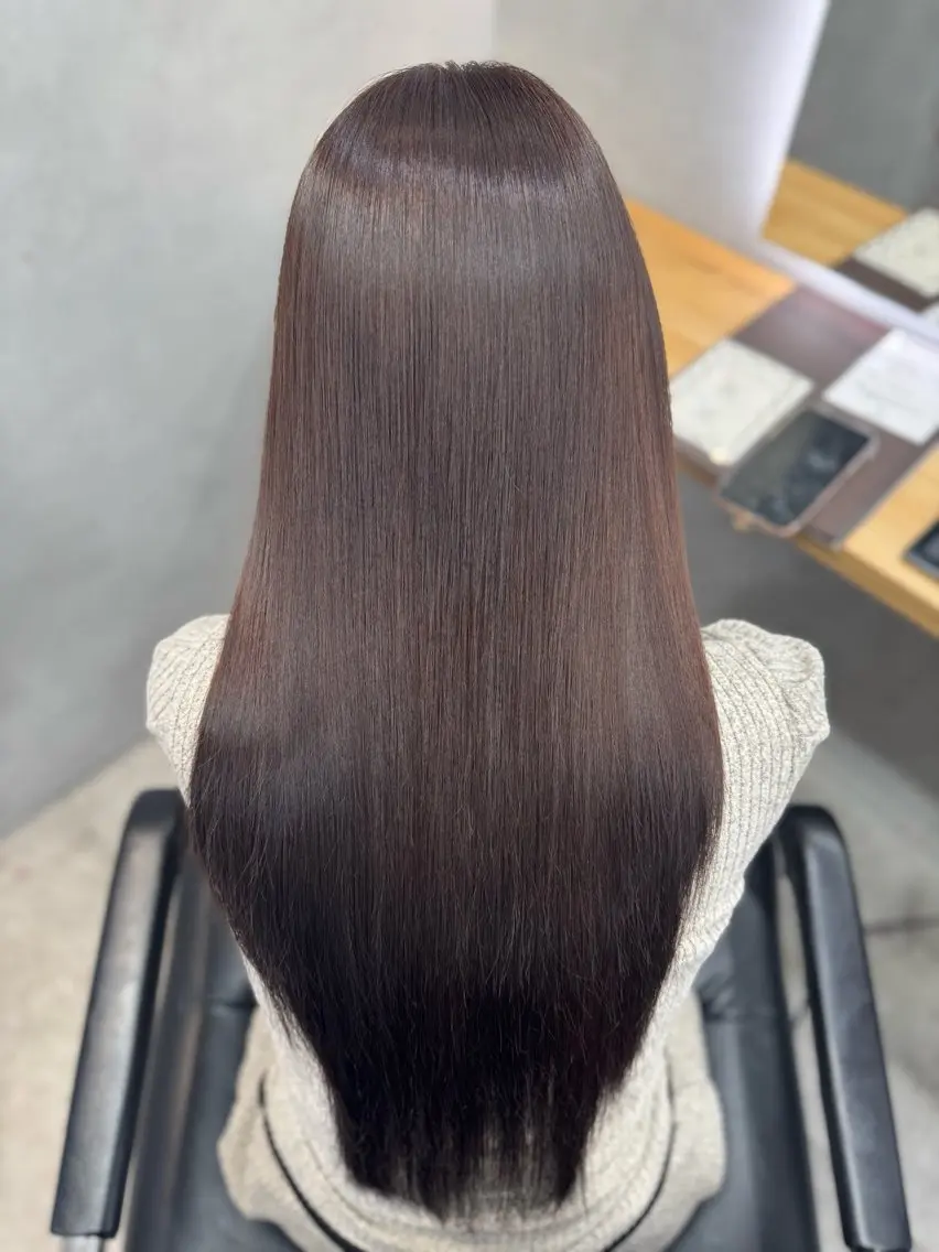 ロング 田渊 日菜のヘアスタイル