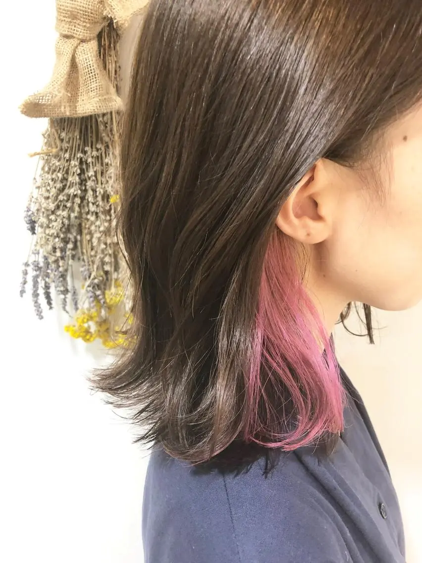 ❄️人気のイヤリングカラー❄️+トリートメント ブリーチ込みの写真