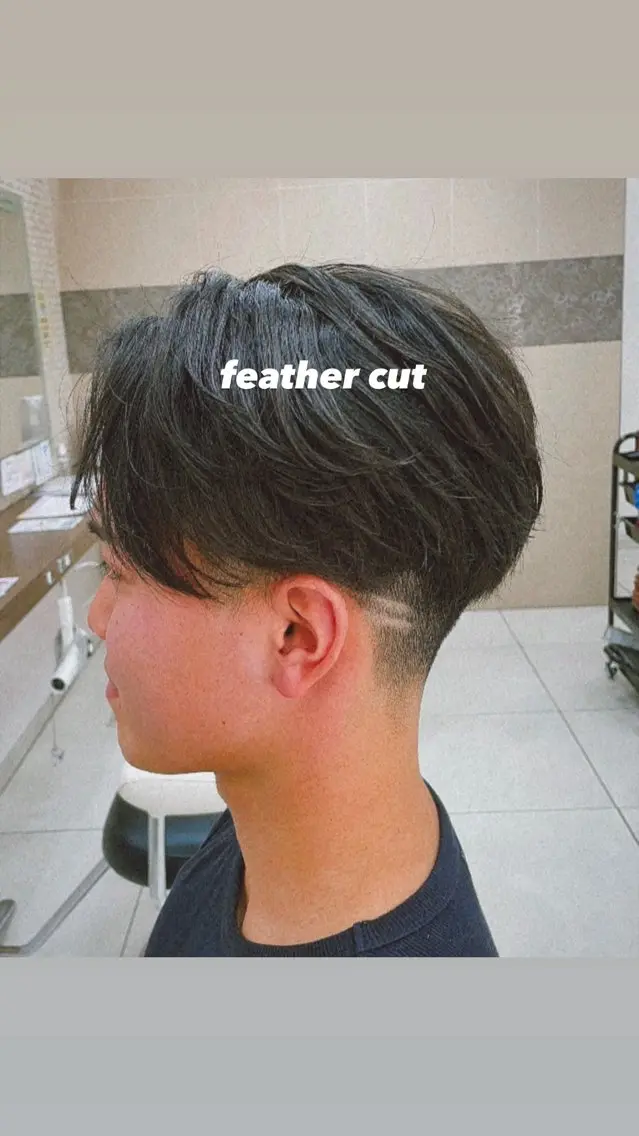メンズ カット パーマ Yugaメンズパーマ /フェードカットのヘアスタイル
