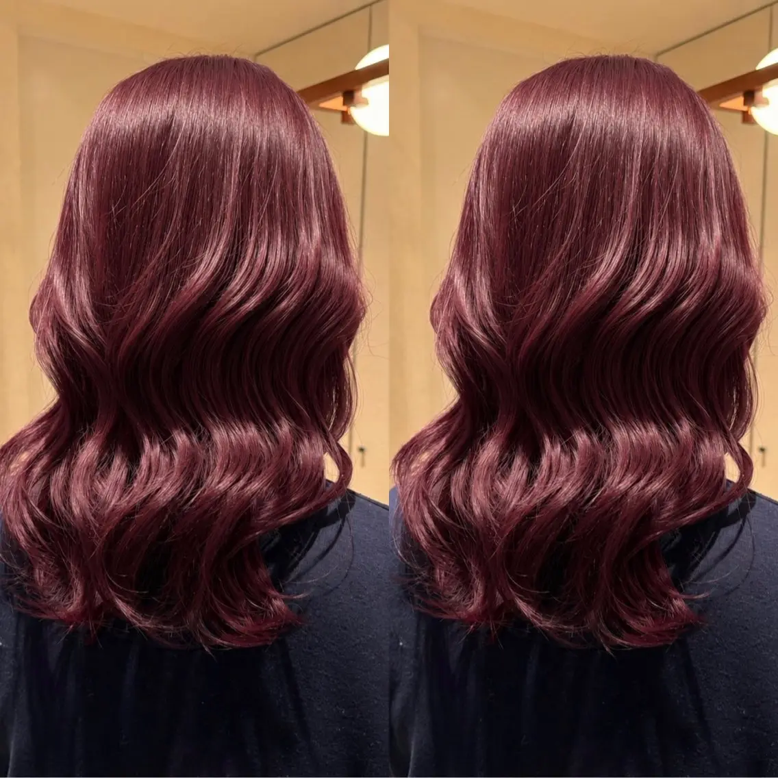 ミディアム カラー ブリーチ ボブ ヘアカラー ブリーチカラー🌟/ ちさとのヘアスタイル