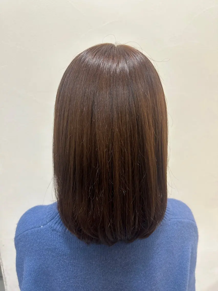 ミディアム カラー ヘアカラー トリートメント 🍊小川実里🍊 /カラーレイヤーのヘアスタイル