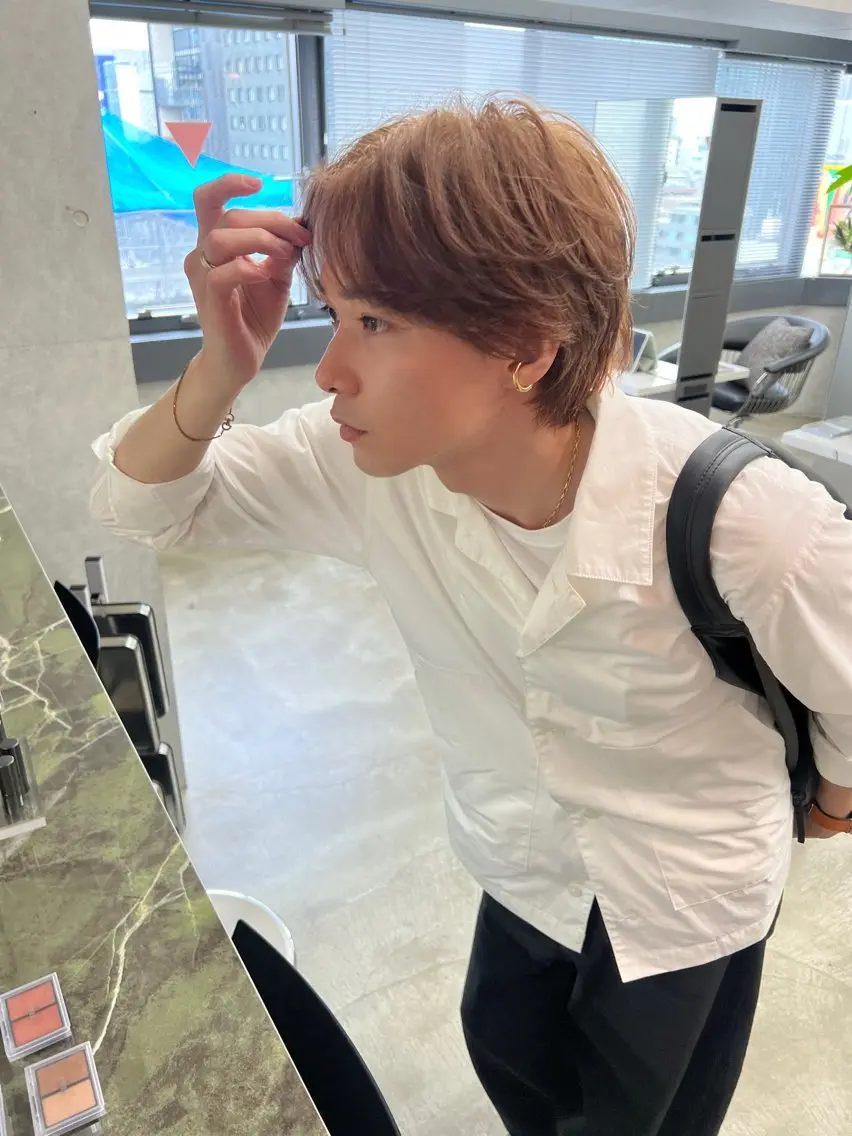 メンズ ヘアカラー Hiroto/表参道 /ブリーチカラー⚡️のヘアスタイル