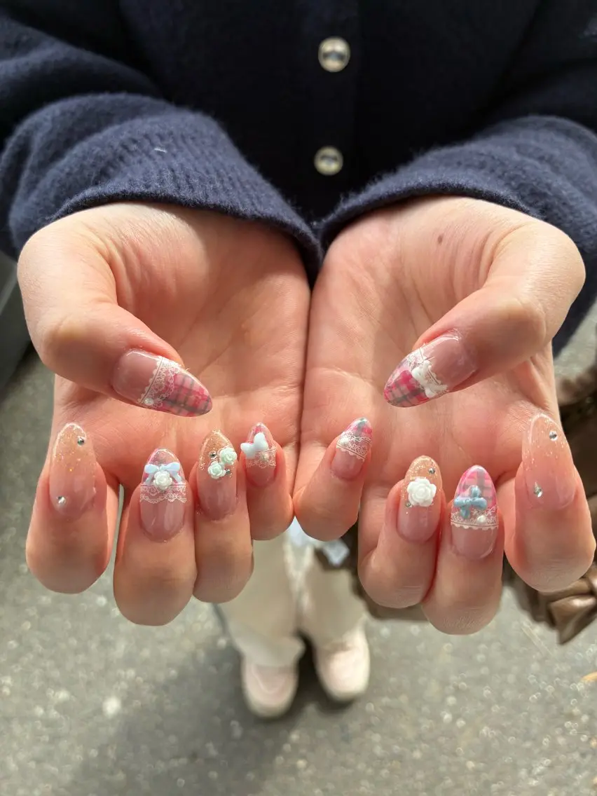 セミロング ハンドネイル ulu  nail. haruのネイルデザイン