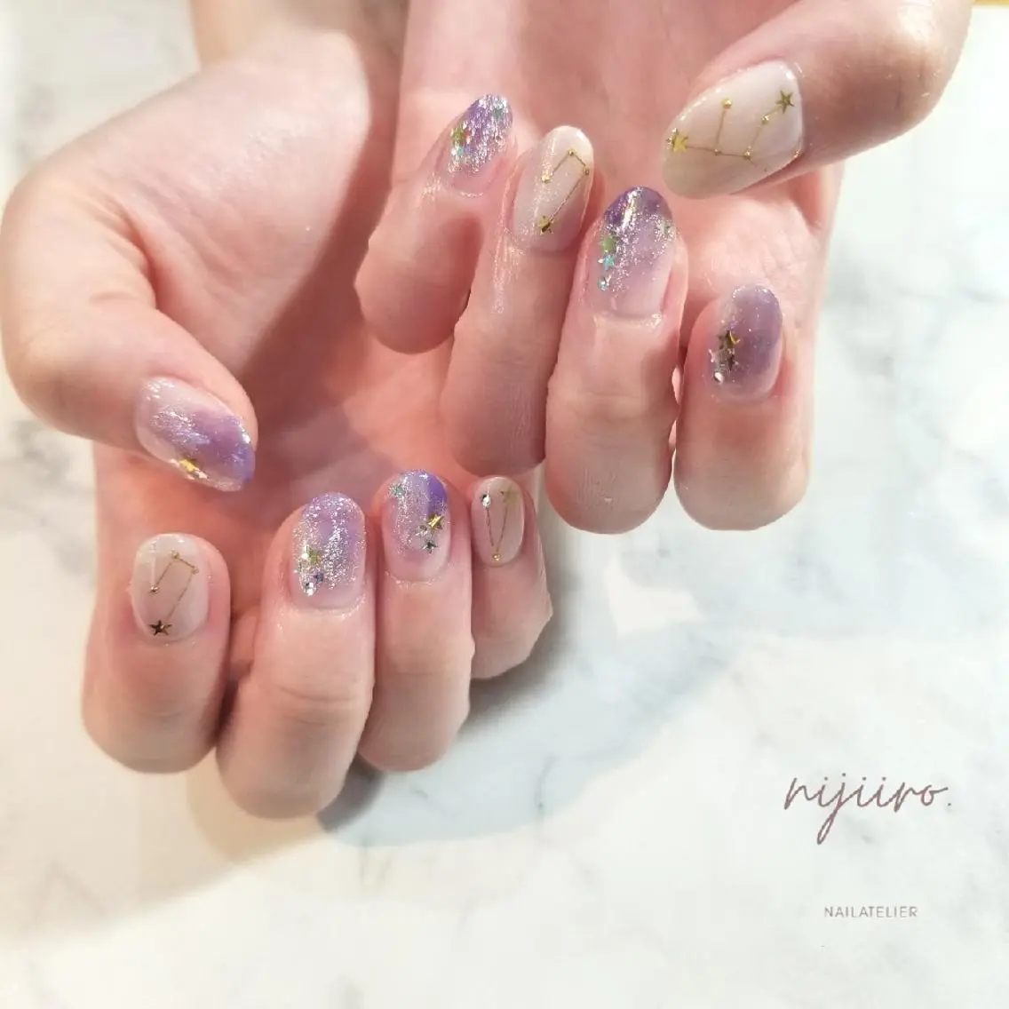 ネイル ハンドネイル nijiiro🌈 サトウのネイルデザイン