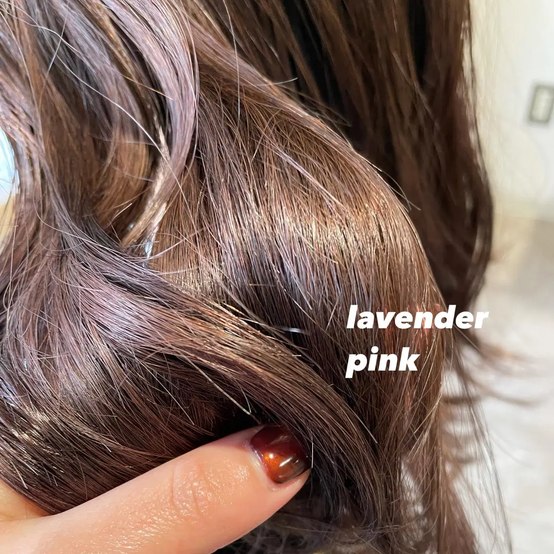 ミディアム カラー ヘアアレンジ ラベンダーカラー ラベンダーピンク ピンクカラー 🌿AMANE🌿 sakiのヘアスタイル