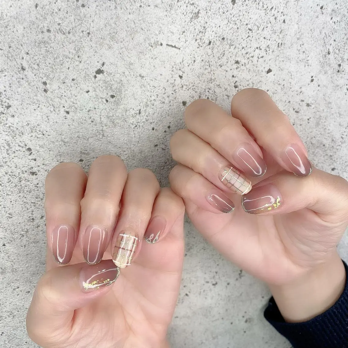 ミディアム カラー パーマ ヘアアレンジ メンズ キッズ ネイル マツエク・マツパ ハンドネイル Salon Ｋのネイルデザイン