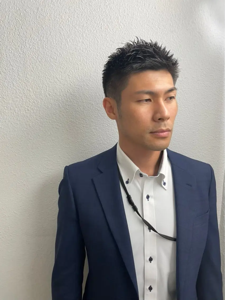 ショート カラー メンズ 川島 陽奈のヘアスタイル