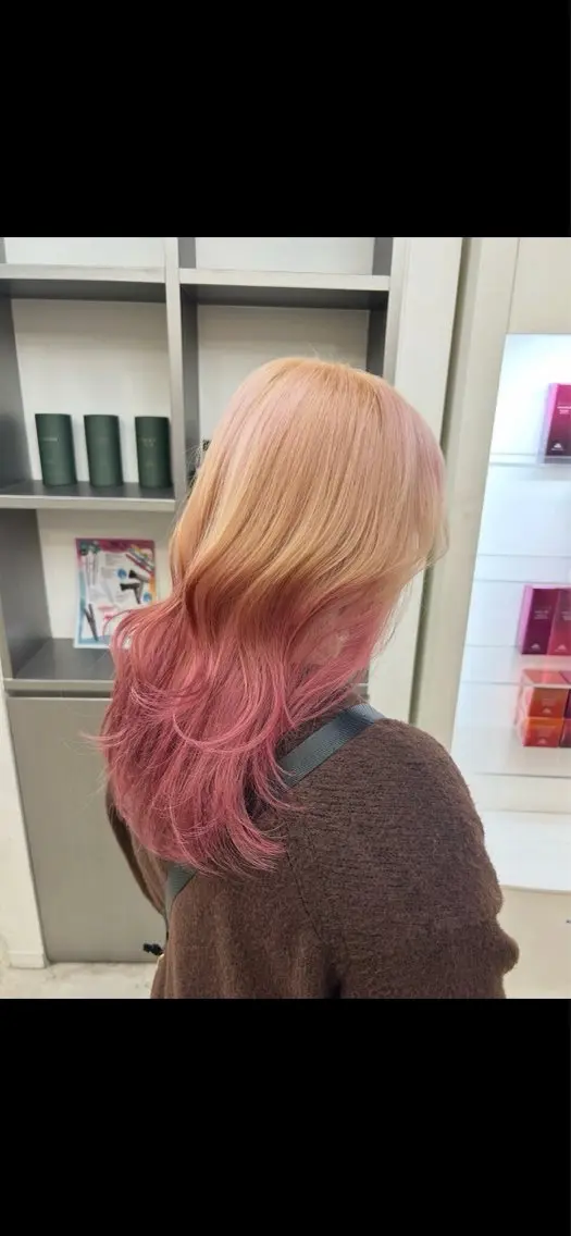 本日限定🌿ケア特化🌿【ダブルカラー】全体ブリーチ➕カラー➕トリートメント/ダメージ95%カットケアブリーチ込の写真