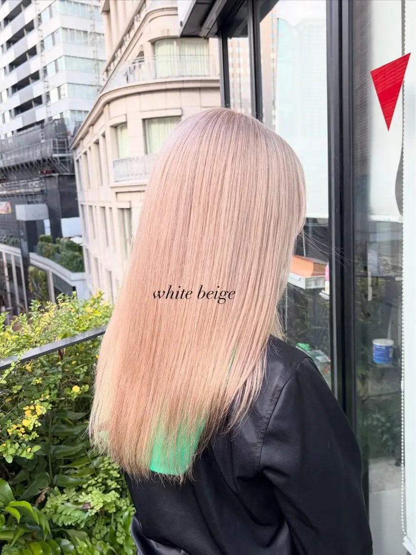 ロング ヘアカラー 柔らかいハイトーン/ kizunaのヘアスタイル