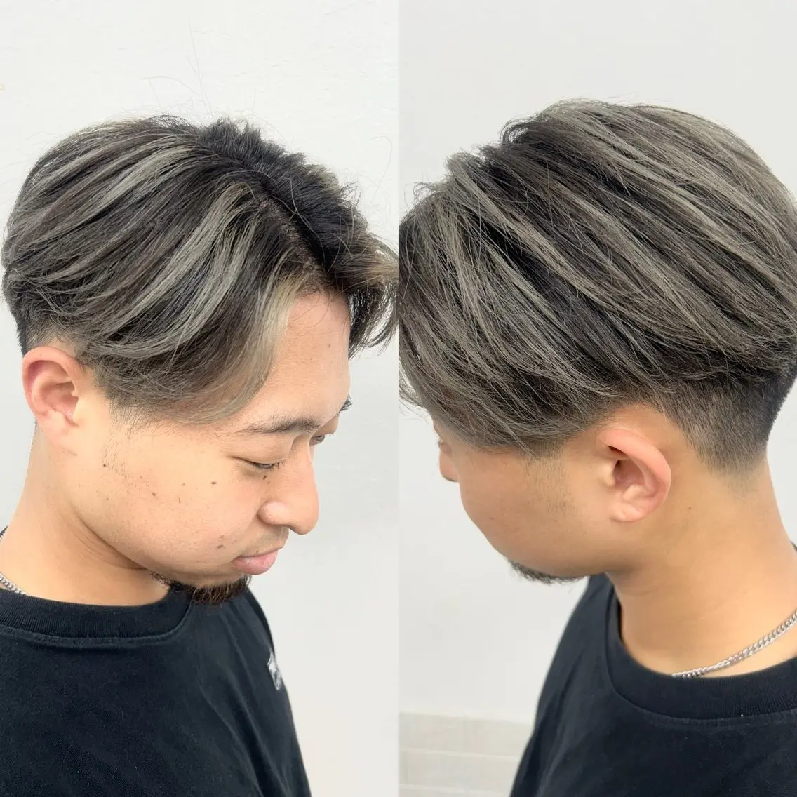 カラー メンズ 最高級エクステ /羽エクステ白石宇由のヘアスタイル