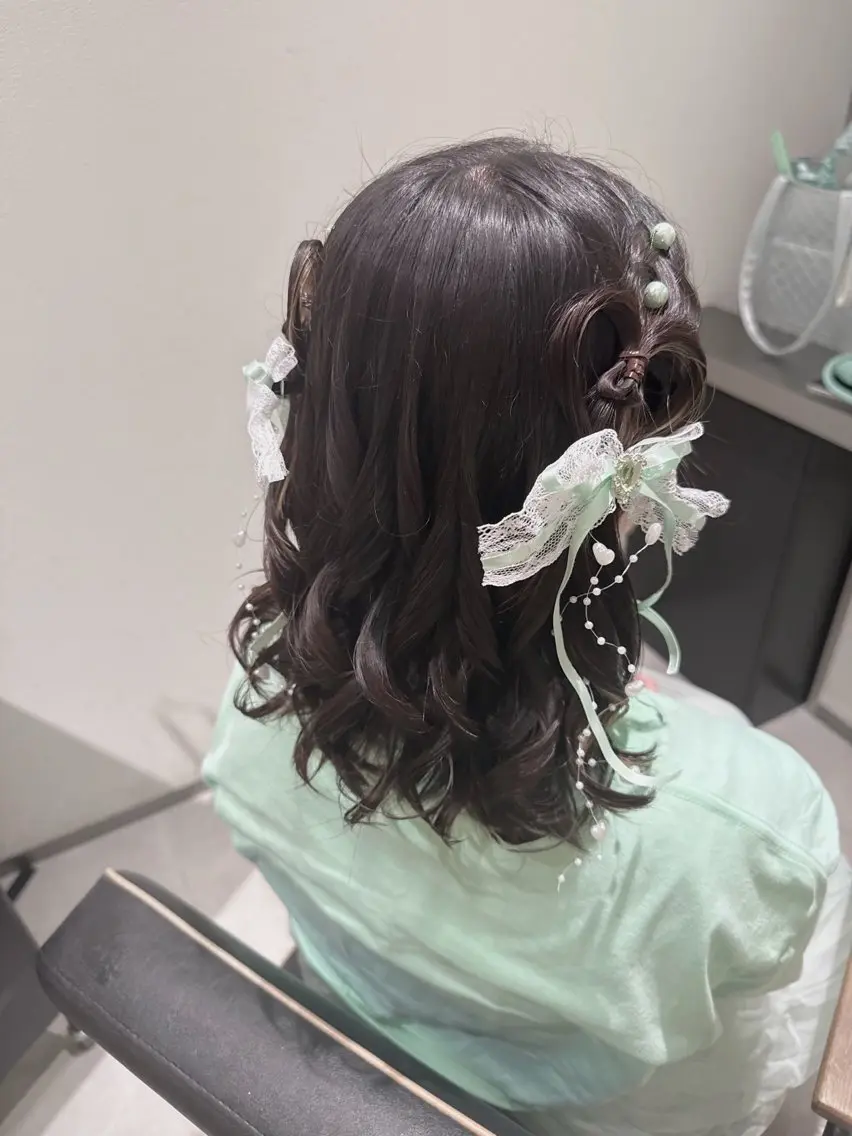 ヘアアレンジ ヘアセット 推し活・参列ヘア🎀 札幌ヘアセット専門のヘアスタイル