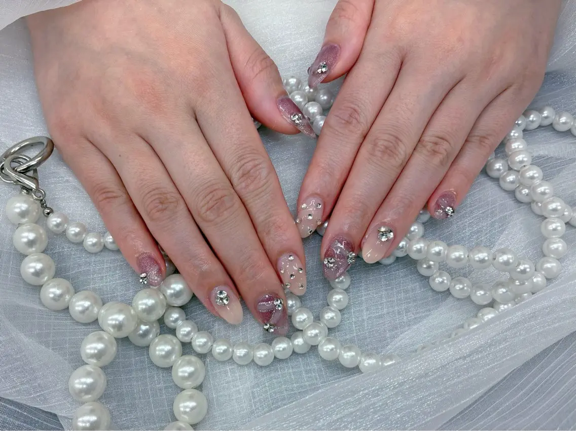 ネイル ハンドネイル 🩵Minmin nail salonのネイルデザイン