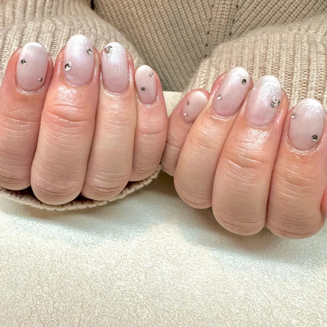 ネイル 冬ネイル ハンドネイル GéRanium Harukaのネイルデザイン