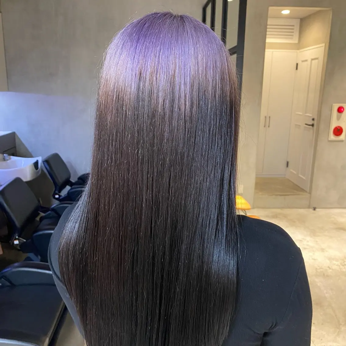 ロング カラー グラデーションカラー ヘアカラー ひなた/elima 調布/暖色カラーのヘアスタイル